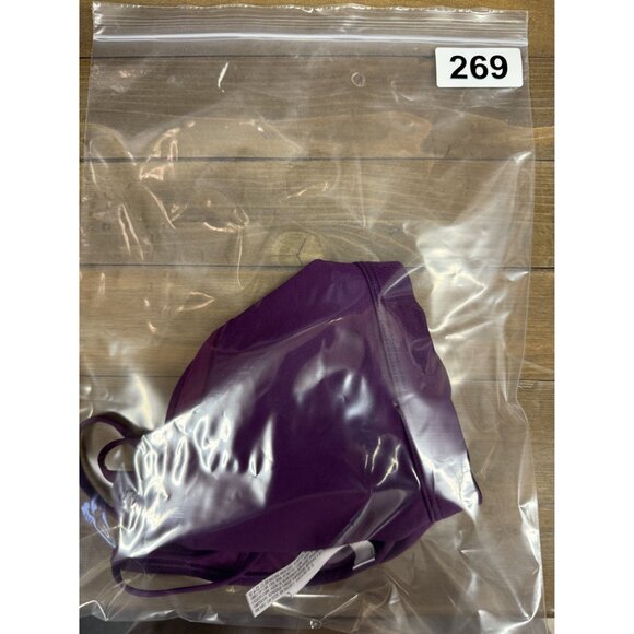 Victoria Sport Purple Mesh-Trim Strappy Back Sports Bra XS - Picture 5 of 5